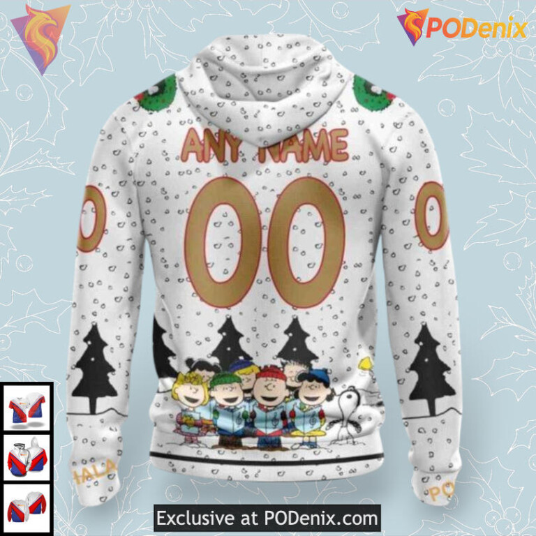 Peanuts Snoopy Artwork Style NHL Ottawa Senators Sweatshirt Hoodie 3D - 1