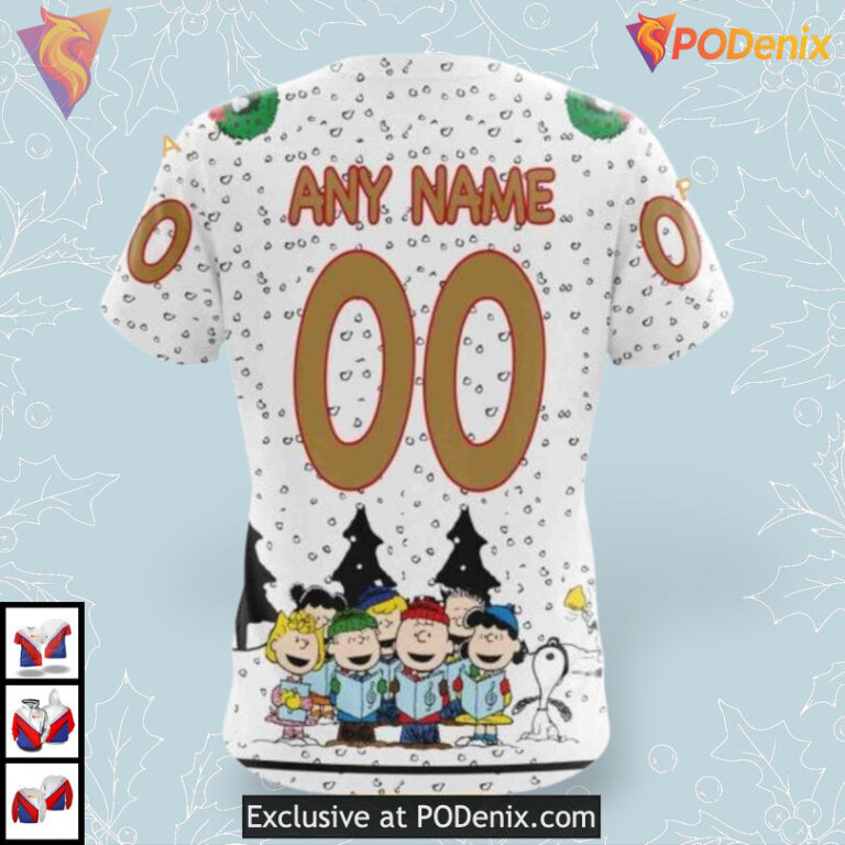 Peanuts Snoopy Artwork Style NHL Ottawa Senators Sweatshirt Hoodie 3D - 3
