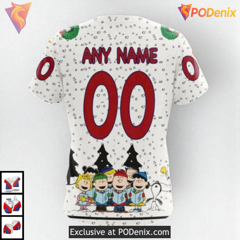 Peanuts Snoopy Cartoon Artwork NHL Montreal Canadiens Hoodie 3D Custom - 3