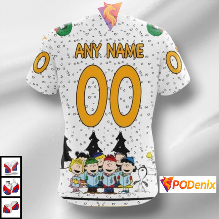 Peanuts Snoopy Cartoon Graphic NHL Pittsburgh Penguins Womens Hoodie 3D Apparel - 3