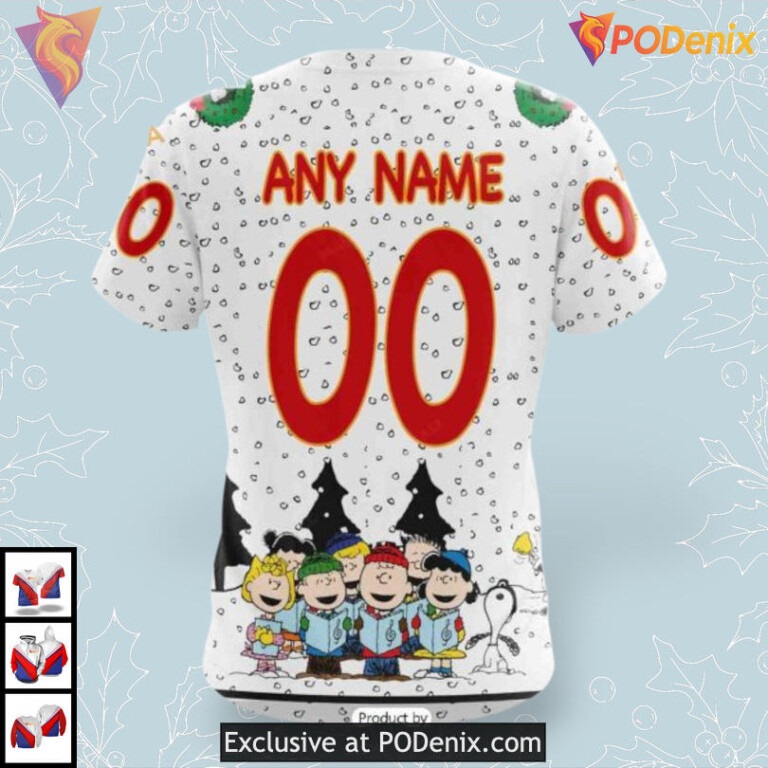 Peanuts Snoopy Edition Personalized Calgary Flames 3D Hoodie Fan Apparel - 3