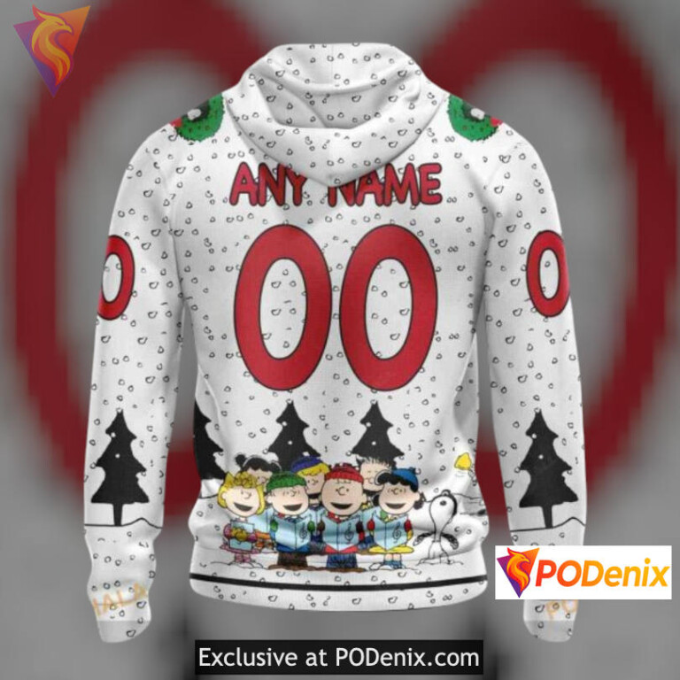 Peanuts Snoopy Gift Edition New Jersey Devils Kids Hoodie Custom Hoodie 3D - 1