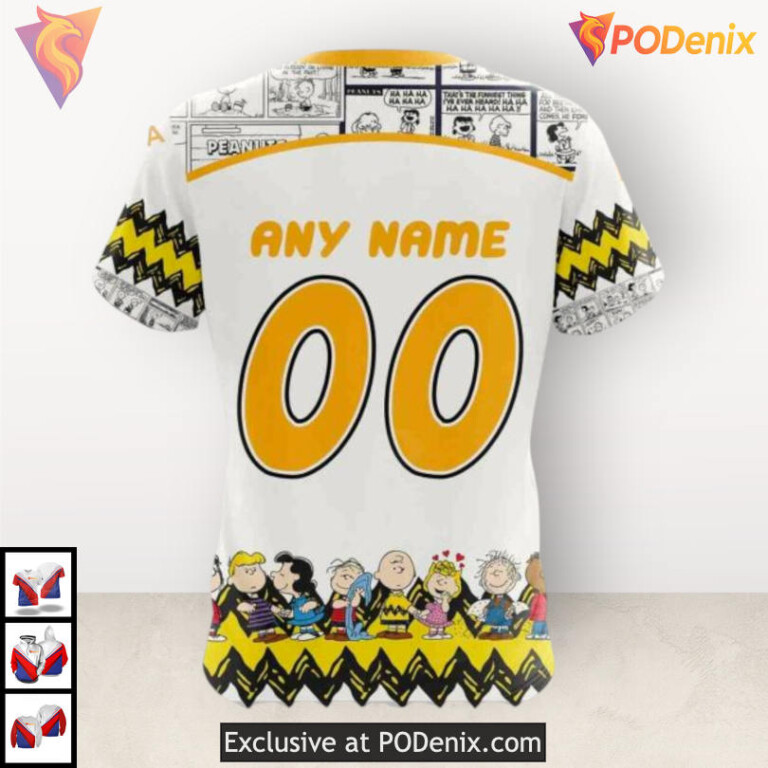 Peanuts Snoopy Gift Edition Personalized Nashville Predators Holiday Hoodie 3D - 3