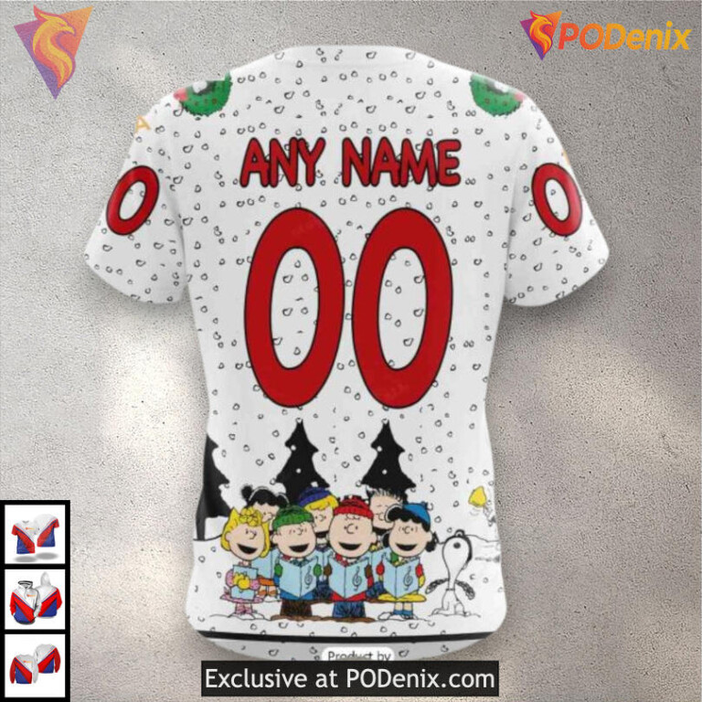 Peanuts Snoopy Inspired Artwork Carolina Hurricanes Personalized 3D Hoodie Custom - 3