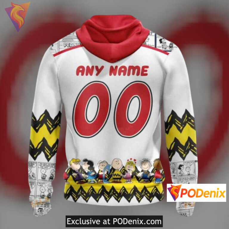 Peanuts Snoopy Inspired New Jersey Devils Womens Hoodie Personalized Hoodie - 1