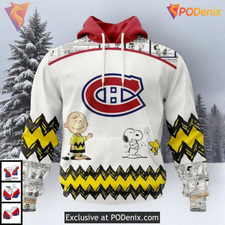 Peanuts Snoopy Special Gift Edition Personalized Montreal Canadiens Hoodie 3D