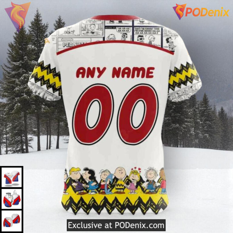 Peanuts Snoopy Special Gift Edition Personalized Montreal Canadiens Hoodie 3D - 3