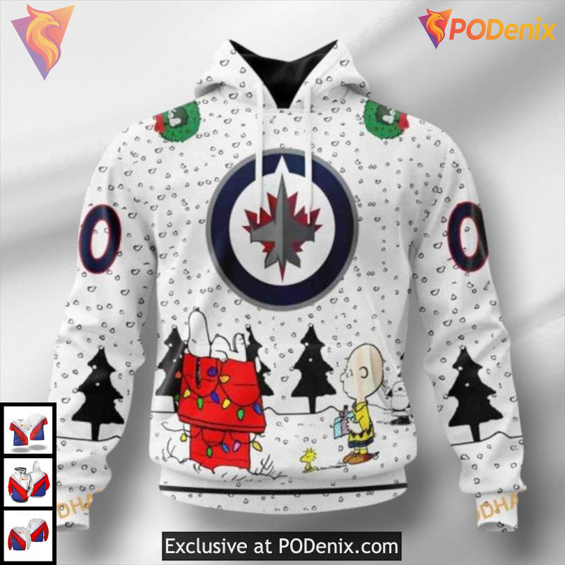 Autism Awareness Design Tribute Winnipeg Jets Zip Up Hoodie NHL Custom Gear