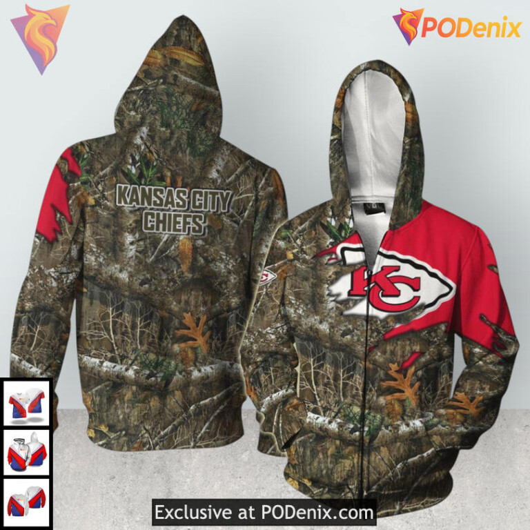 Personalized Classic Kc Chiefs Hoodie Custom Zip Up 3D Limited Edition Gear