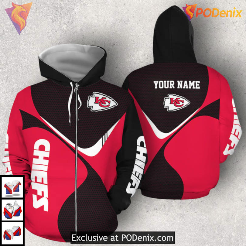 Personalized Fan Edition Kansas City Chiefs Hoodies For Men Unique Team Style Personalized Fan Edition Kansas City Chiefs Hoodies For Men Unique Team Style