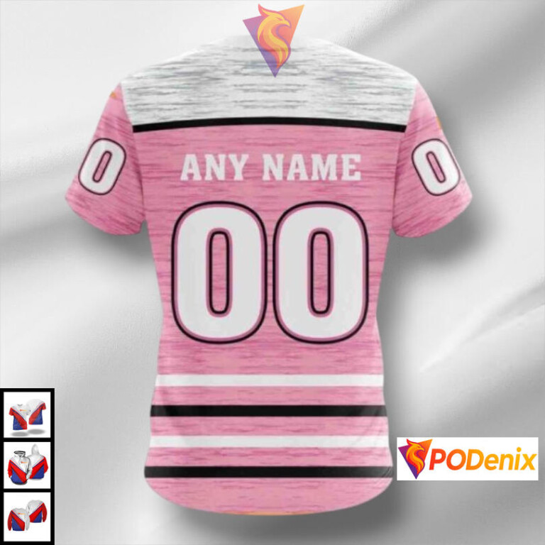 Pink Breast Cancer Awareness Tribute NHL Pittsburgh Penguins Kids Hoodie Custom 3D - 3