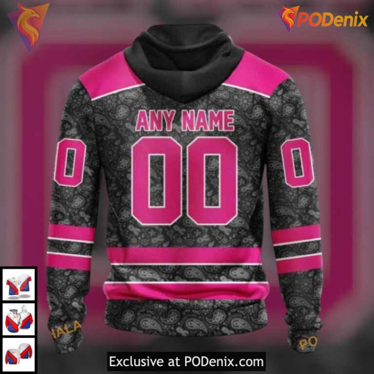 Pink In The Rink Breast Cancer Awareness Arizona Coyotes Christmas Hoodie Apparel - 1