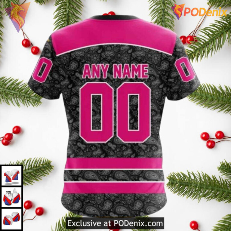 Pink In The Rink Charity Support Concept Seattle Kraken Womens Hoodie 3D Custom - 3