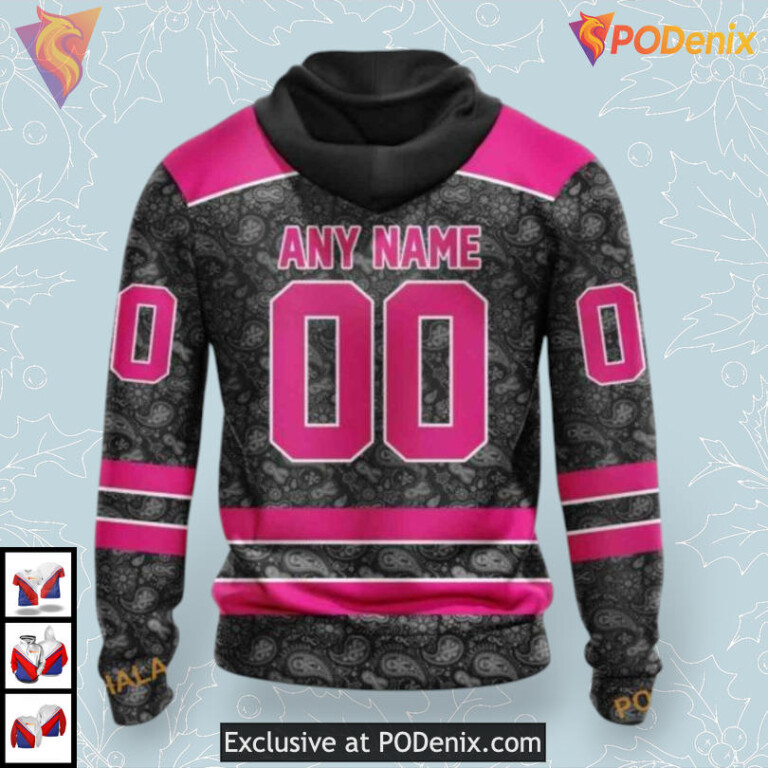 Pink In The Rink Edition NHL Ottawa Senators Christmas Hoodie 3D - 1