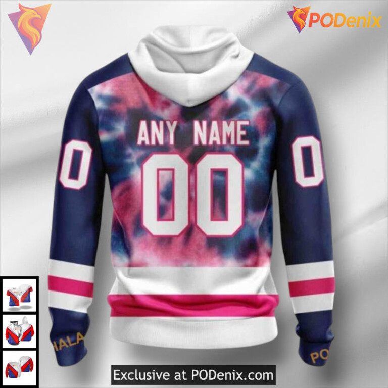 Pink October Awareness Tribute Carolina Hurricanes Pullover Hoodie 3D Custom - 1