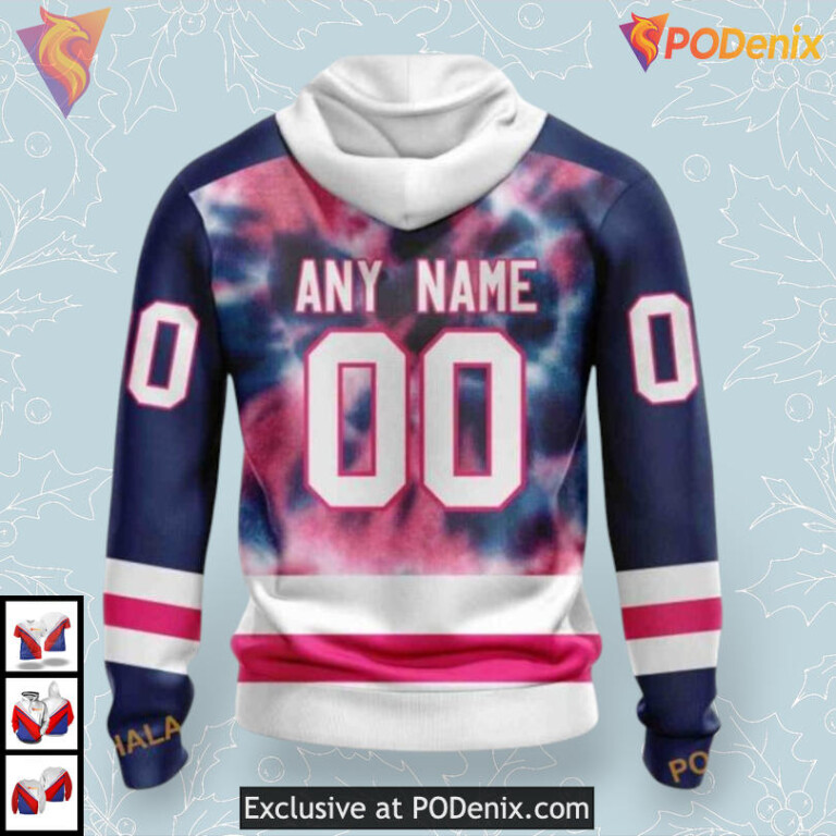 Pink October Fight Cancer Tribute NHL Ottawa Senators Winter Hoodie 3D - 1