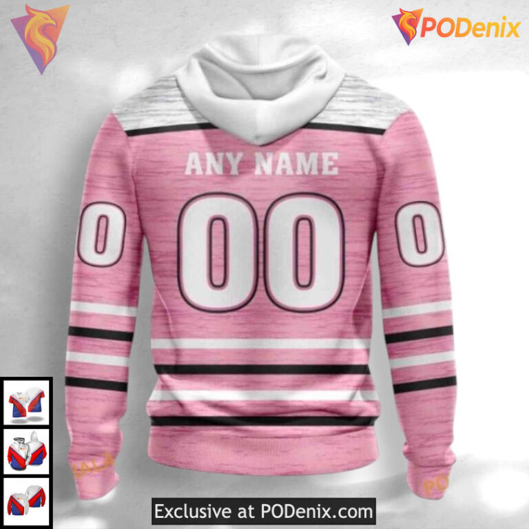 Pink Ribbon Awareness Tribute Dallas Stars Mens Hoodie Custom 3D Shirt - 1