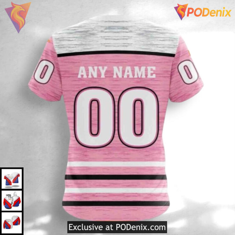 Pink Ribbon Awareness Tribute Dallas Stars Mens Hoodie Custom 3D Shirt - 3
