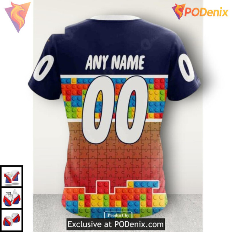 Puzzle Game Gradient Colors NHL Ottawa Senators Hoodie 3D Custom - 3