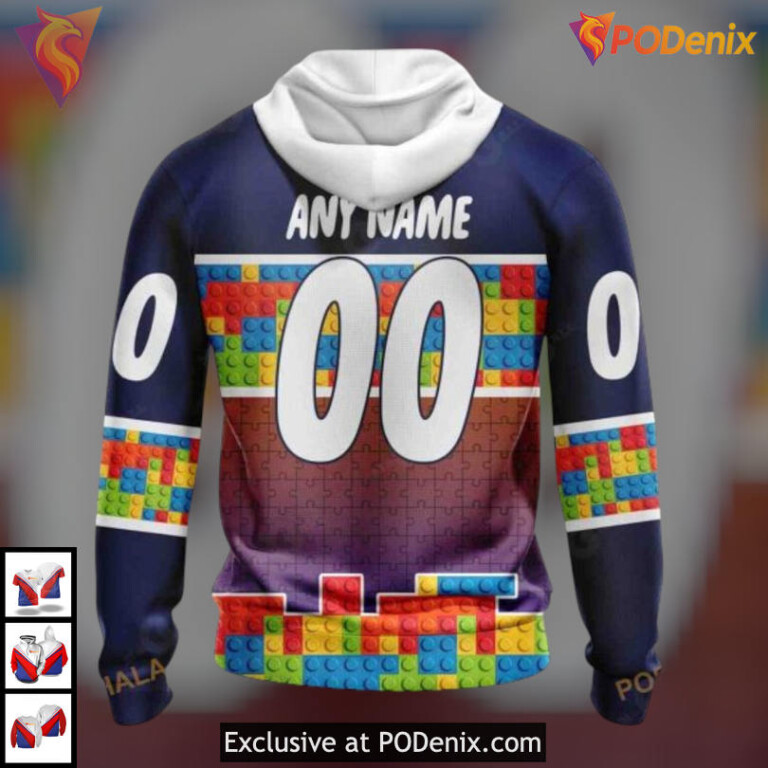 Puzzle Game Gradient Concept Arizona Coyotes Graphic Hoodie Full Color 3D - 1