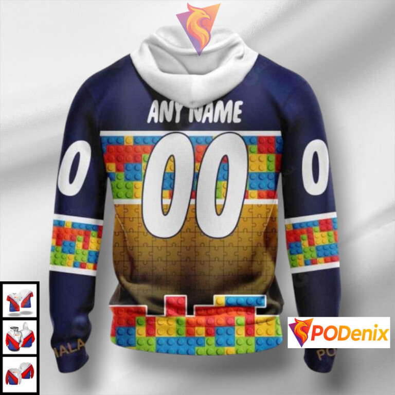 Puzzle Game Gradient Full Color NHL Pittsburgh Penguins Sweatshirt Hoodie 3D Design - 1