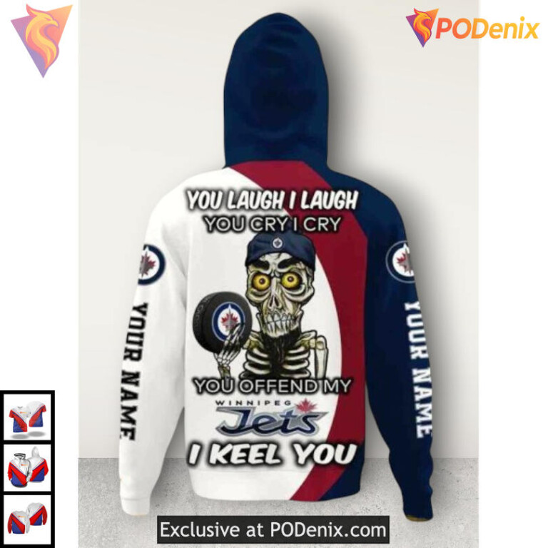 Star Wars Inspired Artwork Winnipeg Jets Mens Hoodie Custom NHL Hoodie 3D - 2
