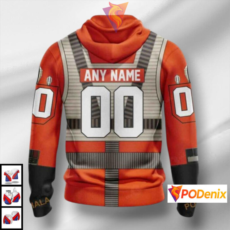 Rebel Pilot Star Wars Costume NHL Pittsburgh Penguins Holiday Hoodie 3D Edition - 1
