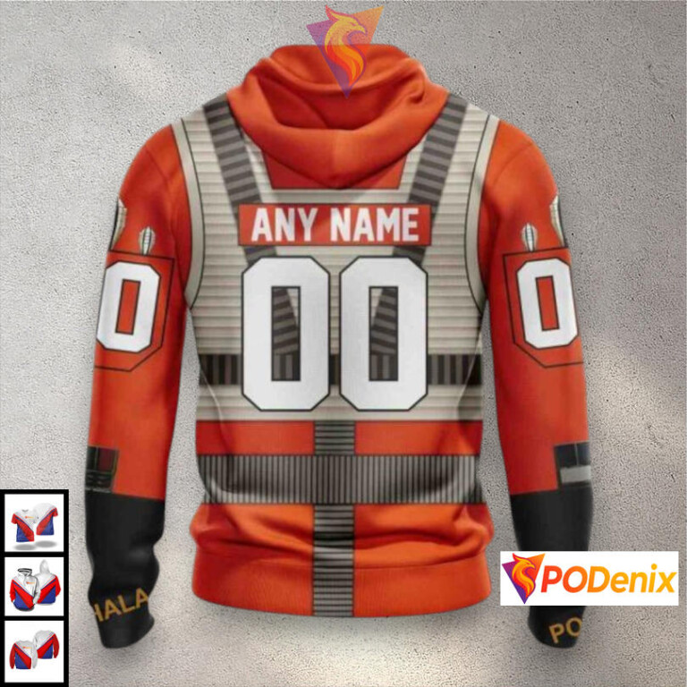 Rebel Pilot Star Wars Design NHL Pittsburgh Penguins Kids Hoodie 3D - 1