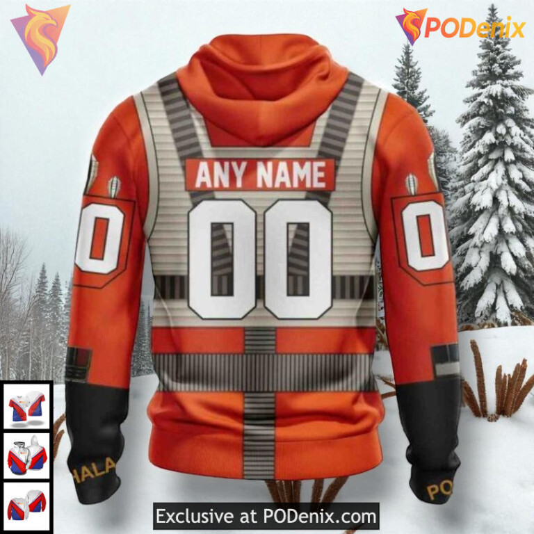 Rebel Pilot Star Wars Edition NHL Montreal Canadiens Unisex Hoodie 3D - 1