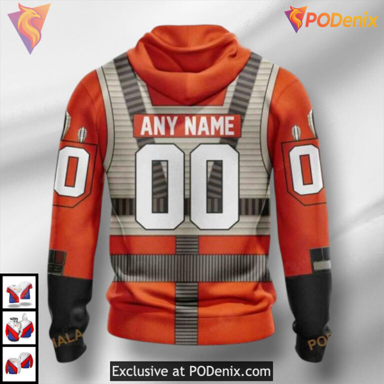 Rebel Pilot Star Wars Tribute NHL Ottawa Senators Hoodie 3D Apparel - 1