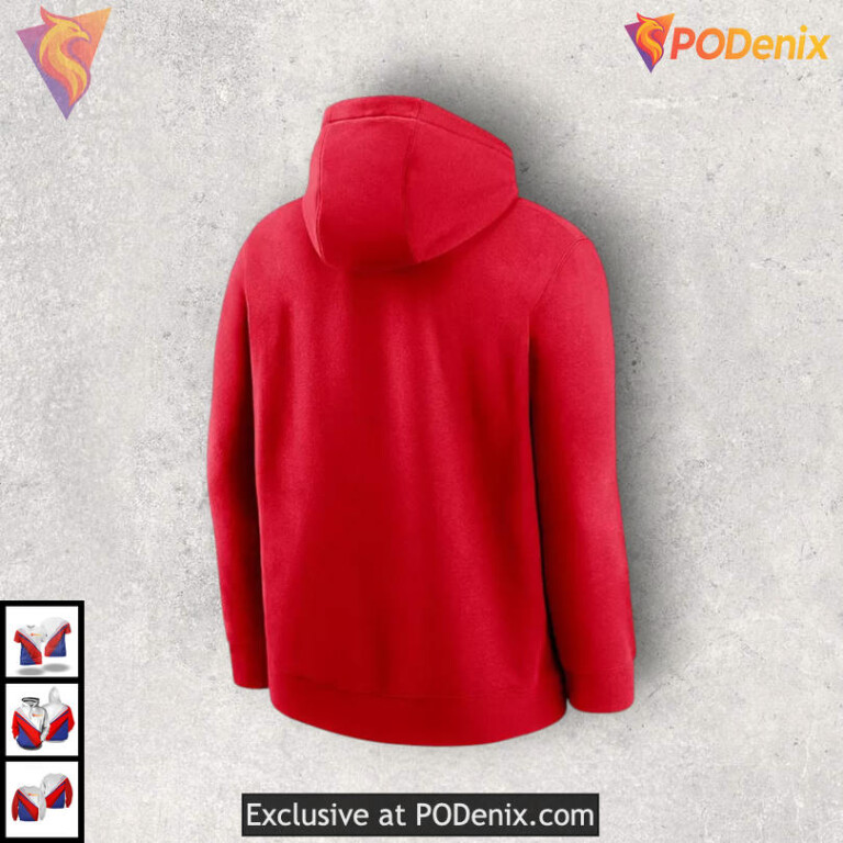 Red AFC Champions Kansas City Chiefs Womens Hoodie, Fleece 3D Fan Edition - 2
