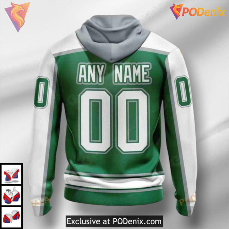 Retro Concept Edition Personalized Dallas Stars Hoodie Custom Sweatshirt - 2