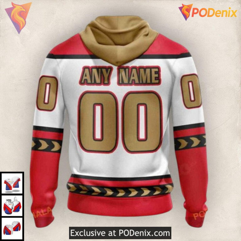Retro Concept Inspired Design NHL Ottawa Senators Hoodie 3D - 1