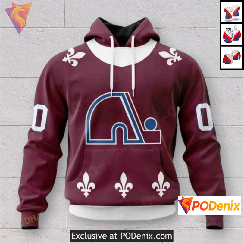 Retro Concepts Inspired Colorado Avalanche Pullover Hoodie Unisex Sweatshirt