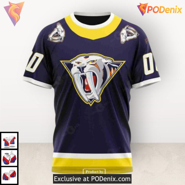 Retro Concepts Inspired Design Nashville Predators Christmas Hoodie Sweatshirt - 3