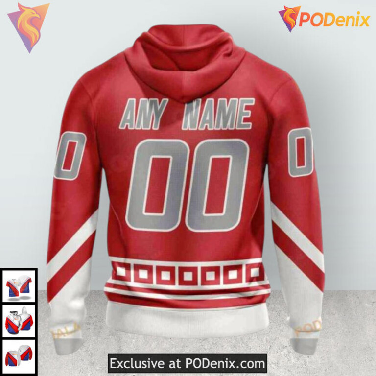 Retro Concepts Inspired Design Personalized Carolina Hurricanes Hoodie Sweatshirt - 2