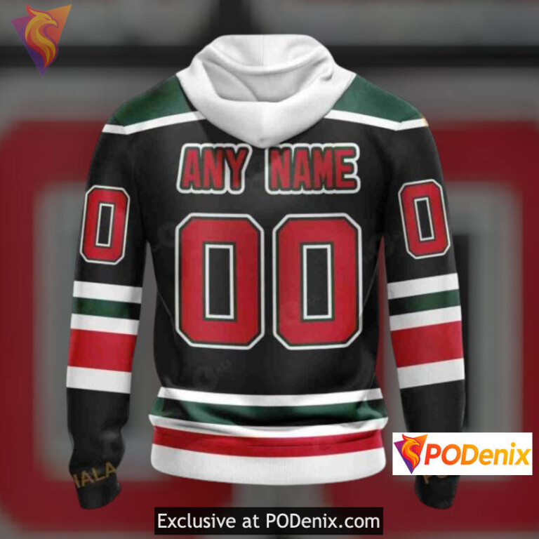 Retro Concepts Inspired New Jersey Devils Zip Up Hoodie Unisex Sweatshirt 3D - 2