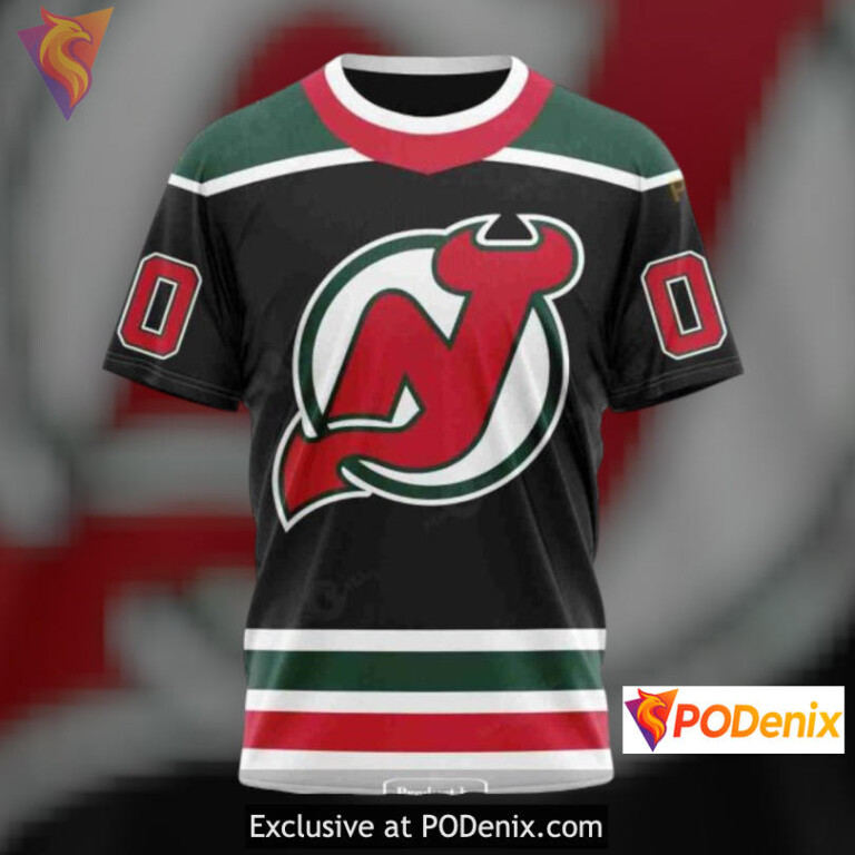 Retro Concepts Inspired New Jersey Devils Zip Up Hoodie Unisex Sweatshirt 3D - 3