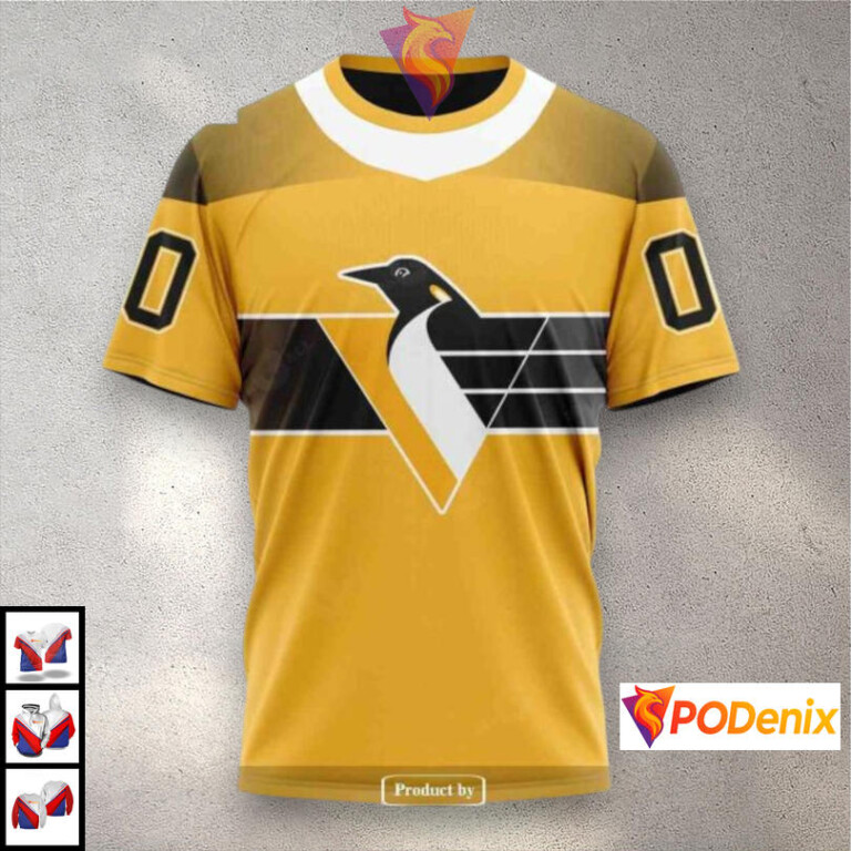Retro Concepts Inspired Unisex NHL Pittsburgh Penguins Hoodie 3D Shirt - 2