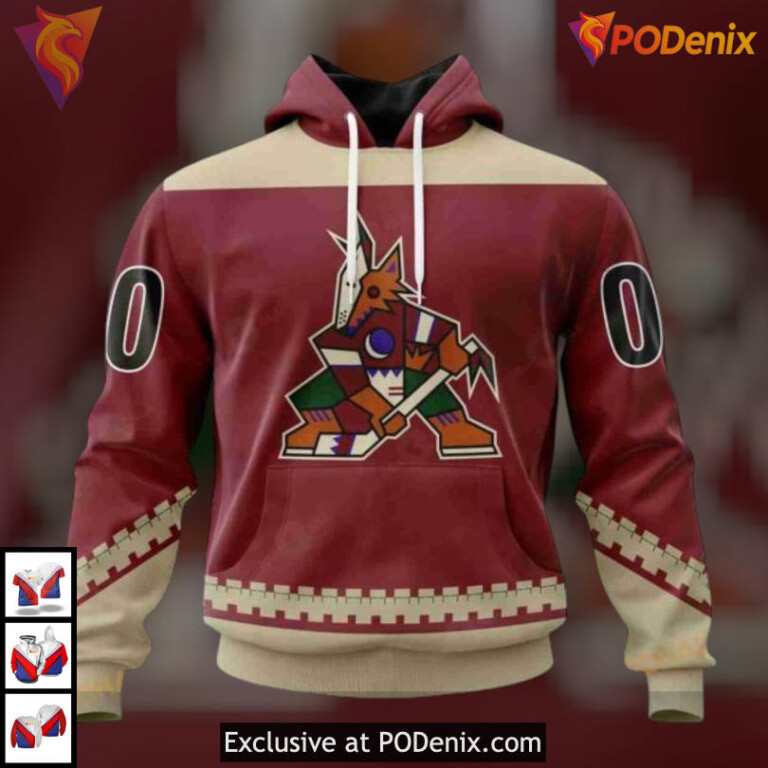 Retro Concepts Special Edition Arizona Coyotes Youth Hoodie Custom Hoodie