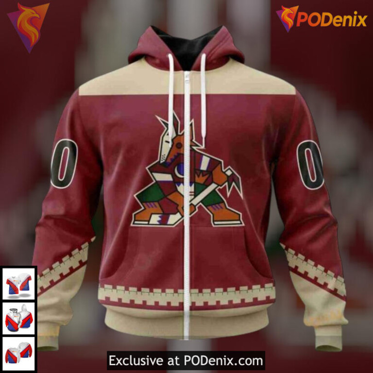 Retro Concepts Special Edition Arizona Coyotes Youth Hoodie Custom Hoodie - 1