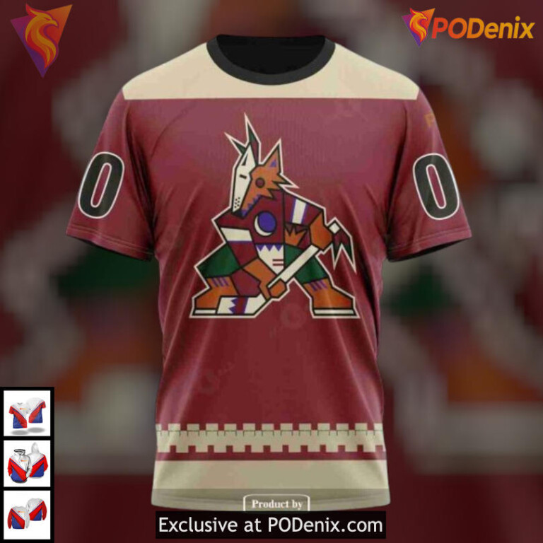 Retro Concepts Special Edition Arizona Coyotes Youth Hoodie Custom Hoodie - 3