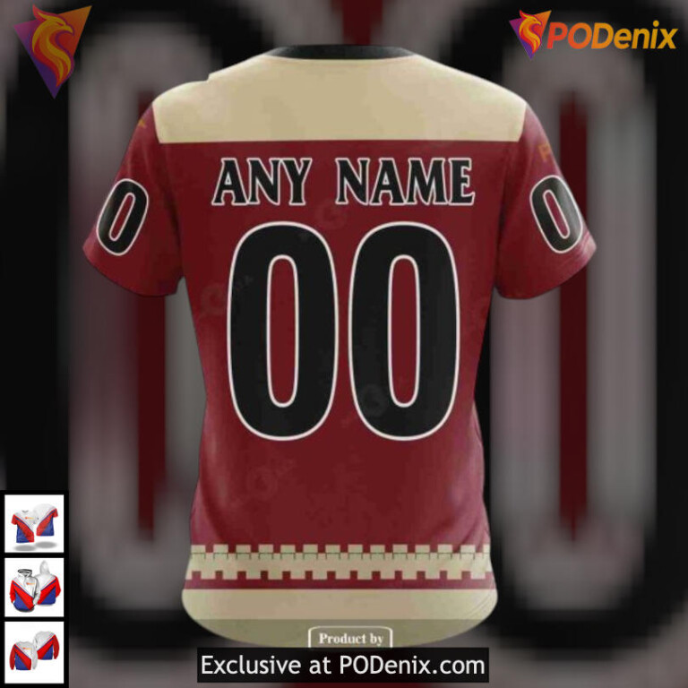 Retro Concepts Special Edition Arizona Coyotes Youth Hoodie Custom Hoodie - 4