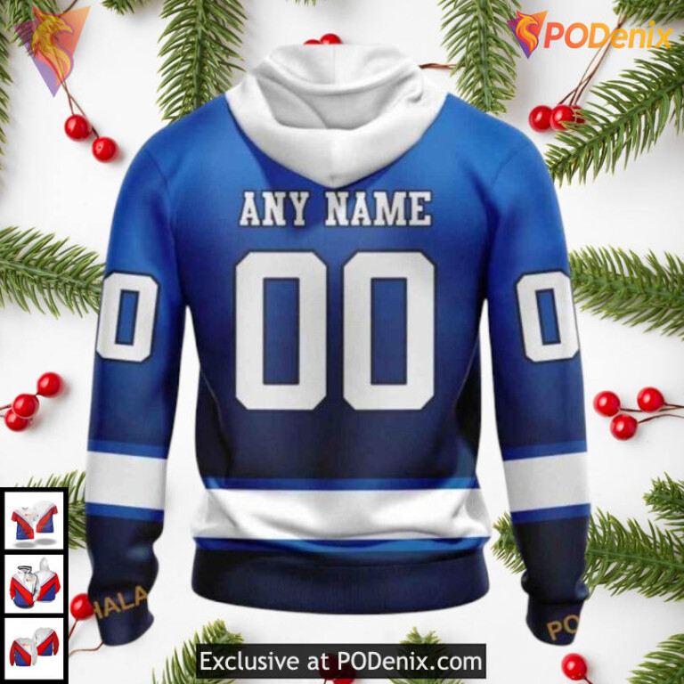 Filipino Heritage 2025 Edition Winnipeg Jets Youth Hoodie 3D Cultural Design - 1