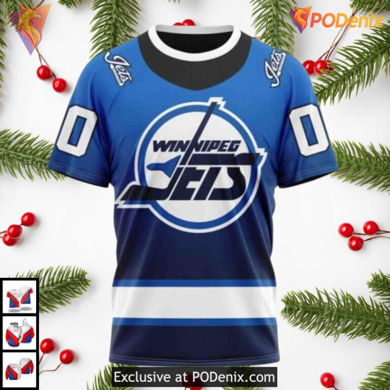 Filipino Heritage 2025 Edition Winnipeg Jets Youth Hoodie 3D Cultural Design - 2