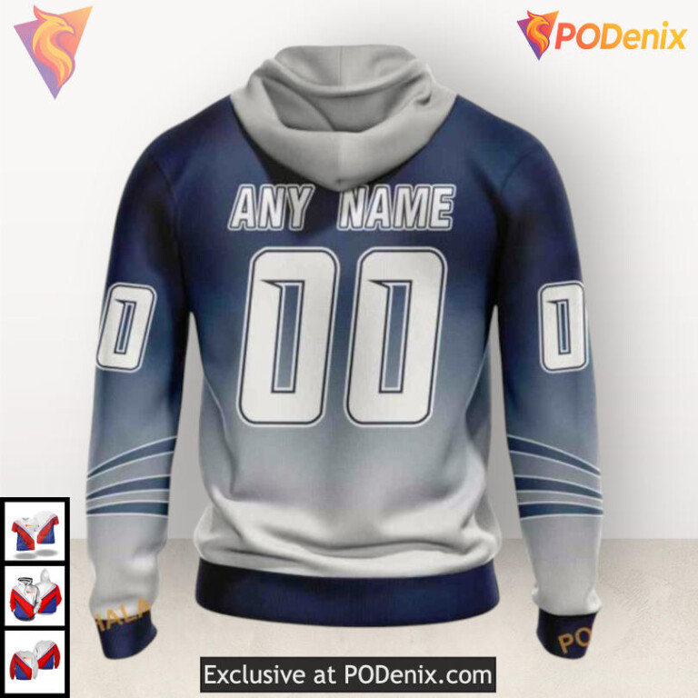 Retro Gradient Artistic Design Nashville Predators Mens Hoodie Custom Hoodie - 1
