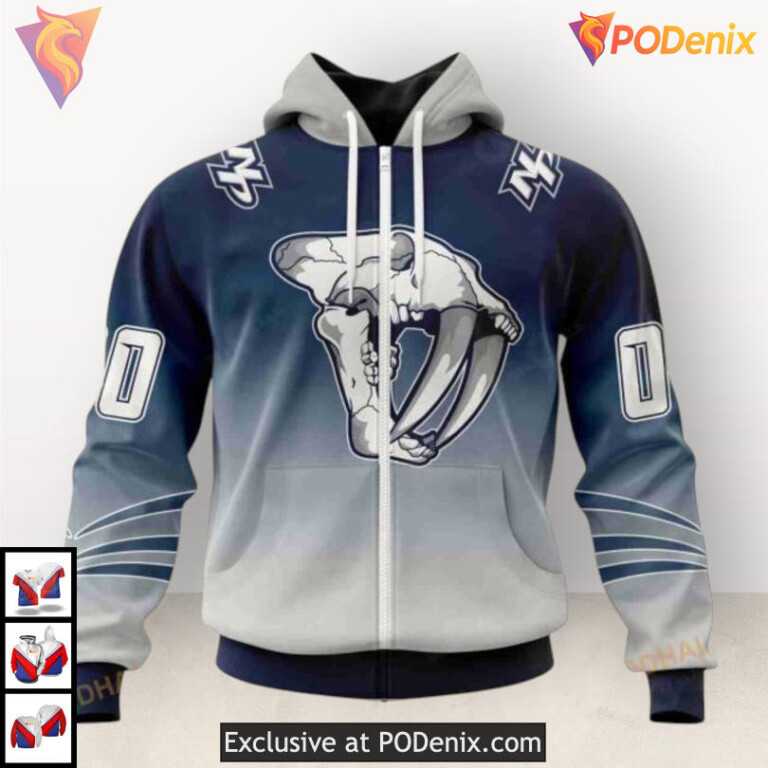 Retro Gradient Artistic Style Nashville Predators Full Print Hoodie Custom 3D - 1