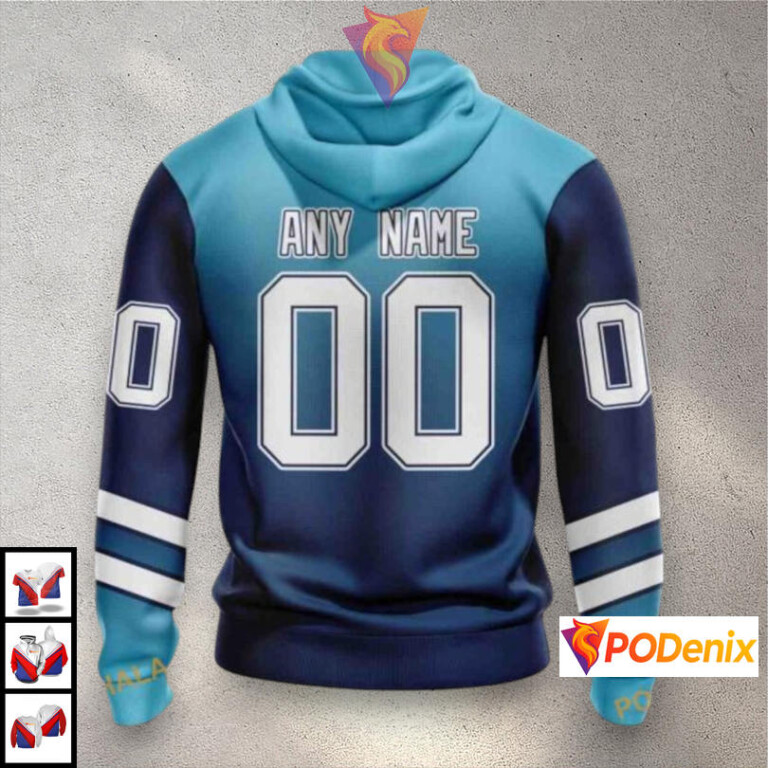Retro Gradient Color Concept NHL Pittsburgh Penguins Sweatshirt Hoodie 3D - 1