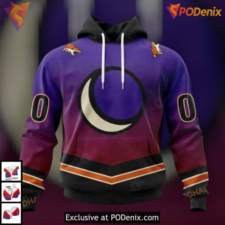 Retro Gradient Inspired Design Arizona Coyotes Holiday Hoodie Special Hoodie