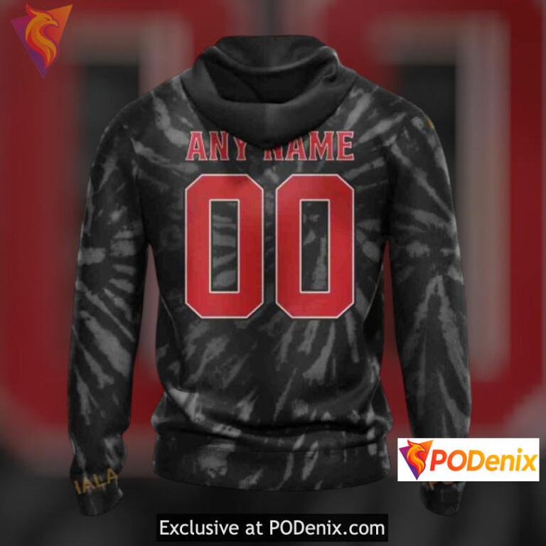 Retro Vintage Tie Dye Edition New Jersey Devils Full Print Hoodie Sweatshirt - 2